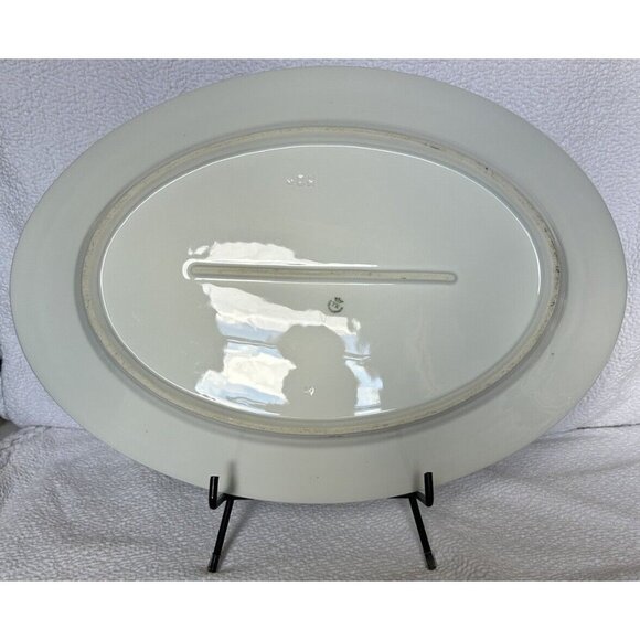 TK Thun Platter Large 16 1/8”L x 11 1/4”W Greek Key  Czechoslovakia VGUC - Picture 14 of 16